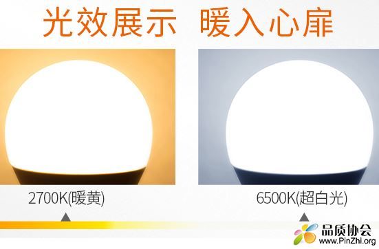 节能灯和LED灯的2700K(暖黄)和6500K(超白光)区别