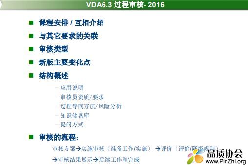 VDA6.3 过程审核- 2016