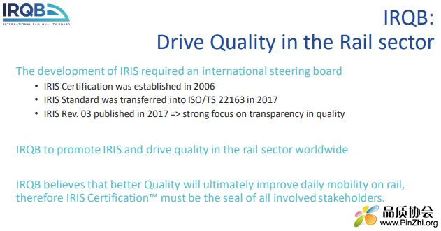 International Rail Quality Board-IRQB
