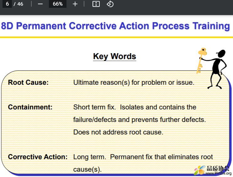 8D Permanent Corrective Action Process Training