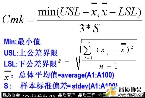 CMK计算公式