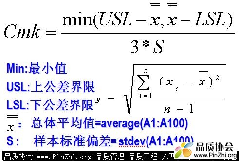 CMK计算公式