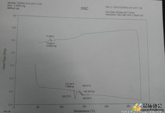 PE材料和PC材料相容吗？DSC测试显示PC里含PE