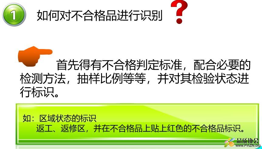 不合格品控制程序培训教材