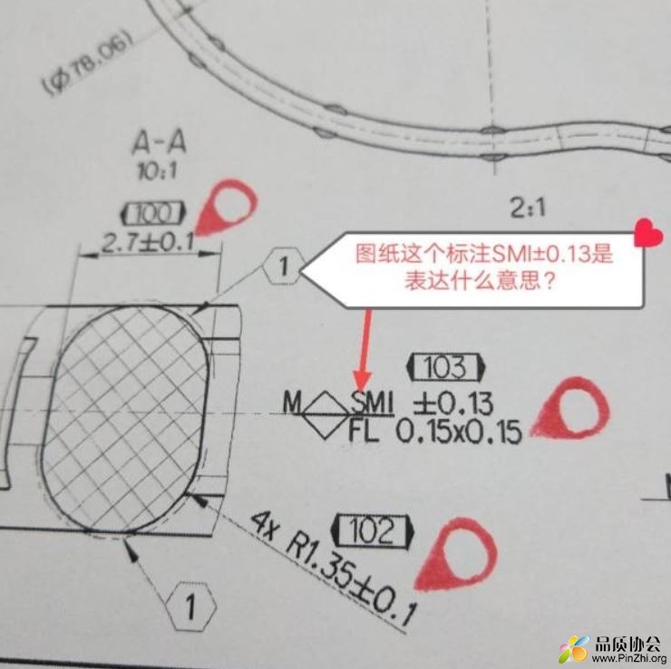 图纸上标注SMI是什么意思