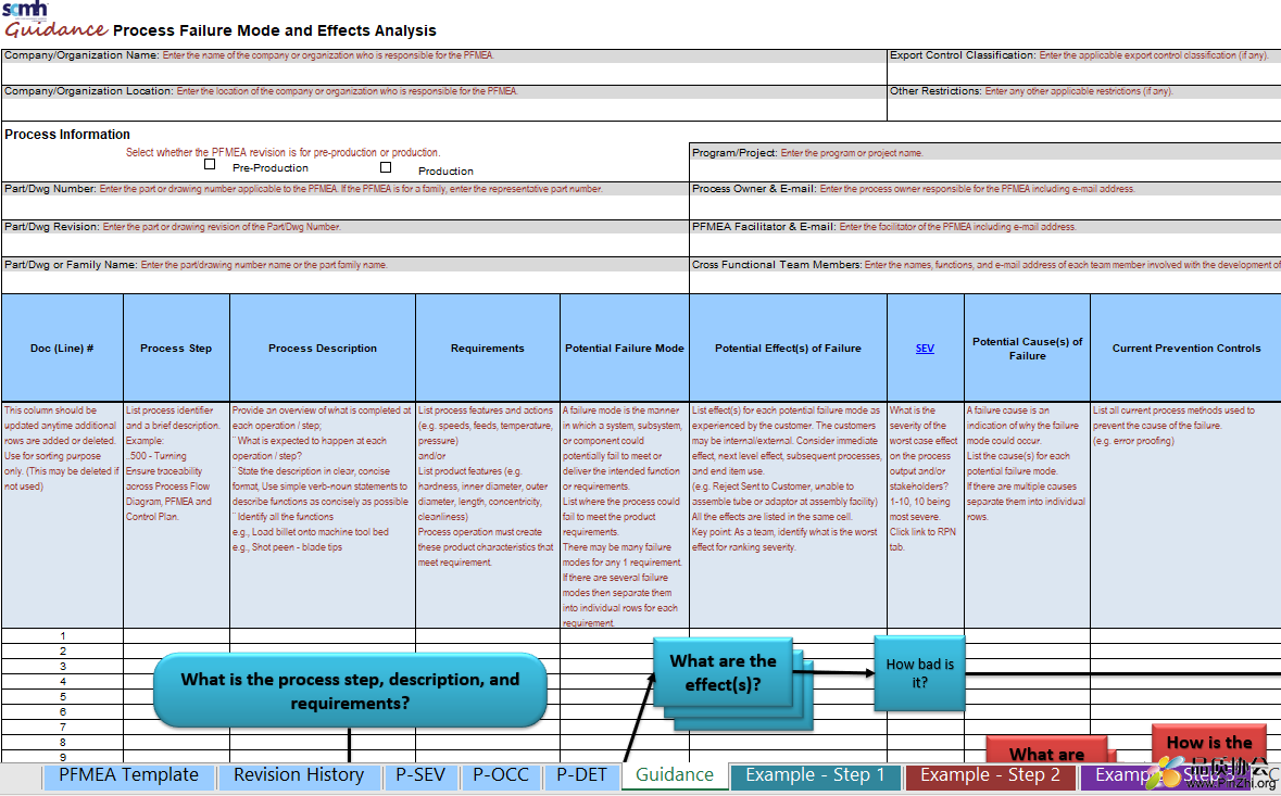 德资外企PFMEA表格