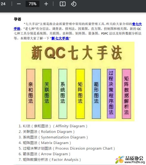 新QC七大手法