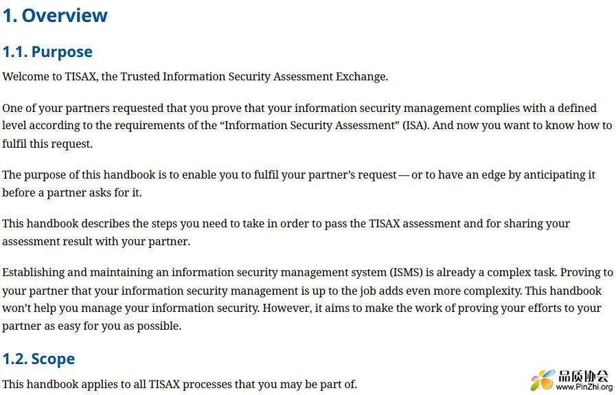 TISAX Participant Handbook_R5.1