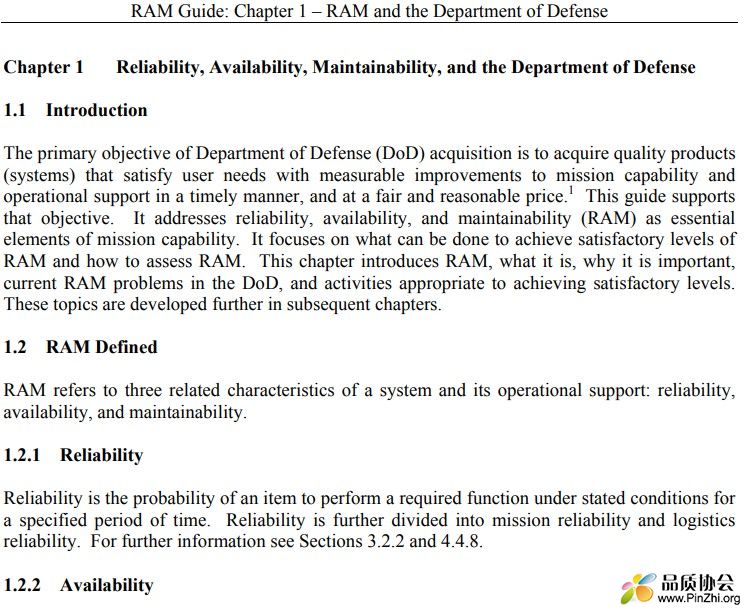 RAM and the Department of Defense