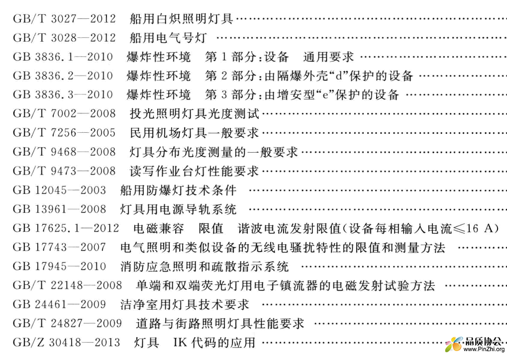 灯具标准清单-202307.png