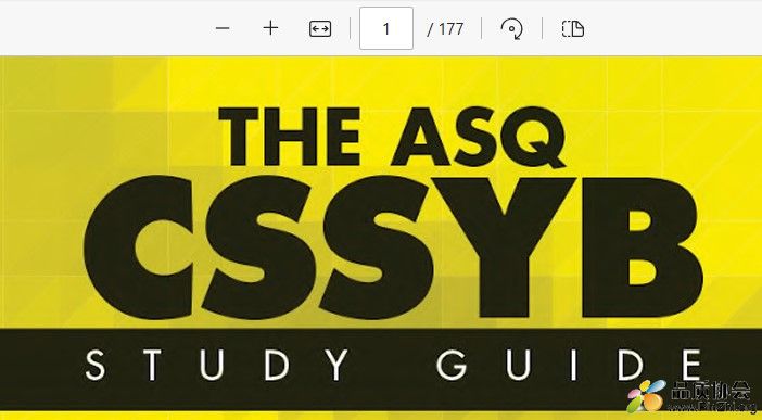 ASQ CSSYB 2017